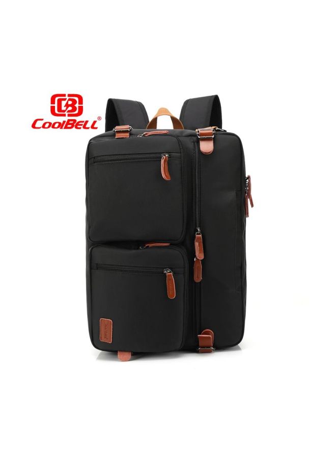 Leather Bag For Laptop 15.6-Inch Black  - Image 3