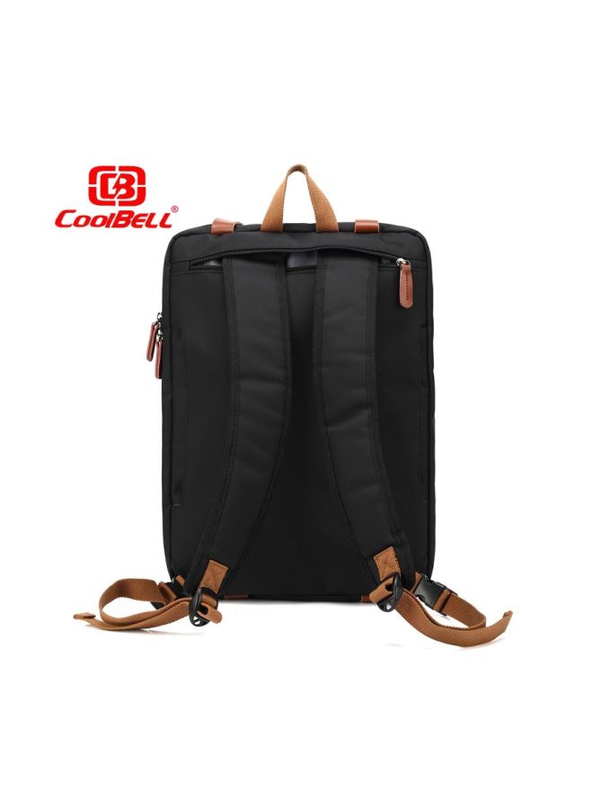 Leather Bag For Laptop 15.6-Inch Black  - Image 2