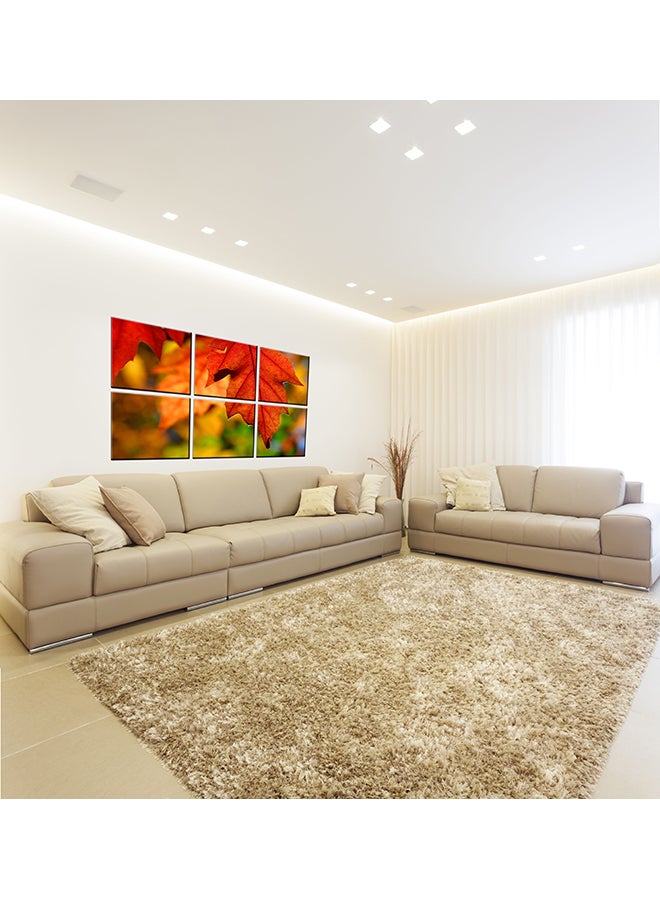 The Hotel Art - 6-Piece Framed Canvas Wall Art Painting Multicolour 59x39inch - Image 1