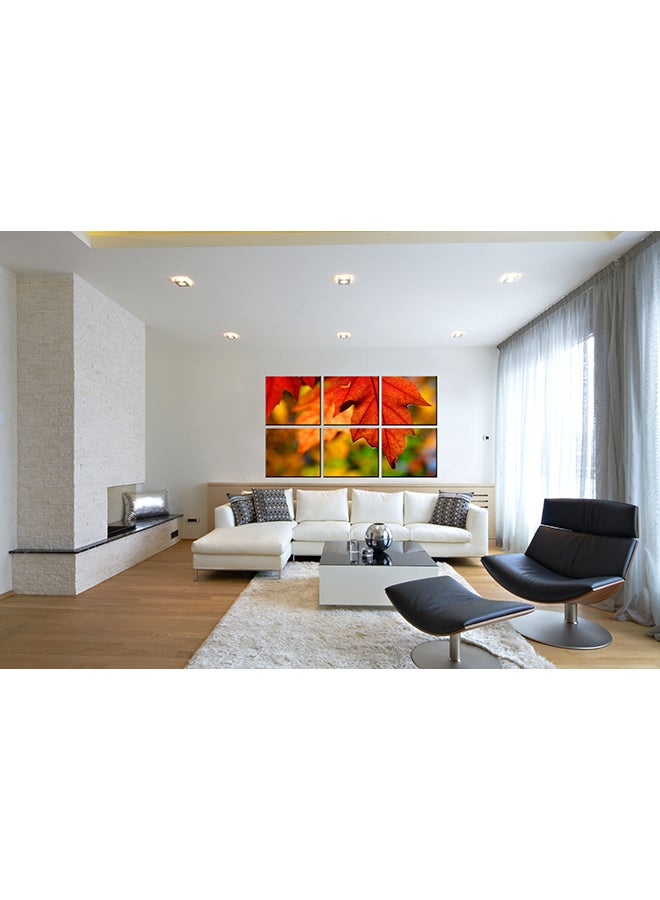 The Hotel Art - 6-Piece Framed Canvas Wall Art Painting Multicolour 59x39inch - Image 1
