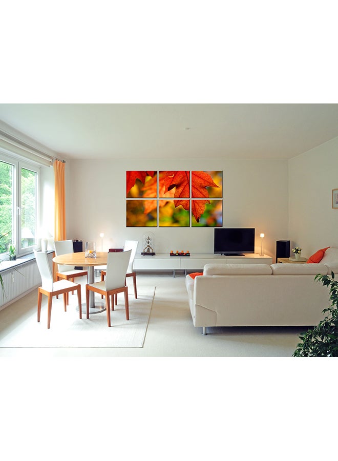 The Hotel Art - 6-Piece Framed Canvas Wall Art Painting Multicolour 59x39inch - Image 1