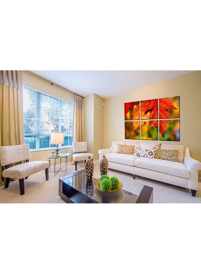 The Hotel Art - 6-Piece Framed Canvas Wall Art Painting Multicolour 59x39inch - Image 1