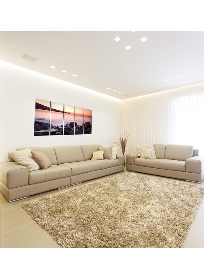 The Hotel Art 5-Piece Framed Canvas Wall Art Painting Multicolour 63x32inch  - Image 4