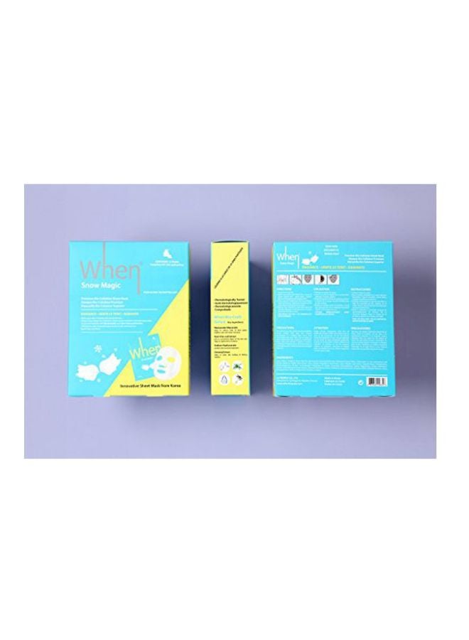 When Pack Of 12 Snow Magic Radiance Sheet Mask - Image 2