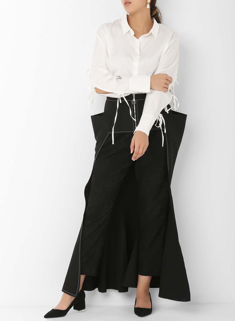 Fishtail Cut-Out Maxi Skirt Black - v1573726352/N32027645V_3