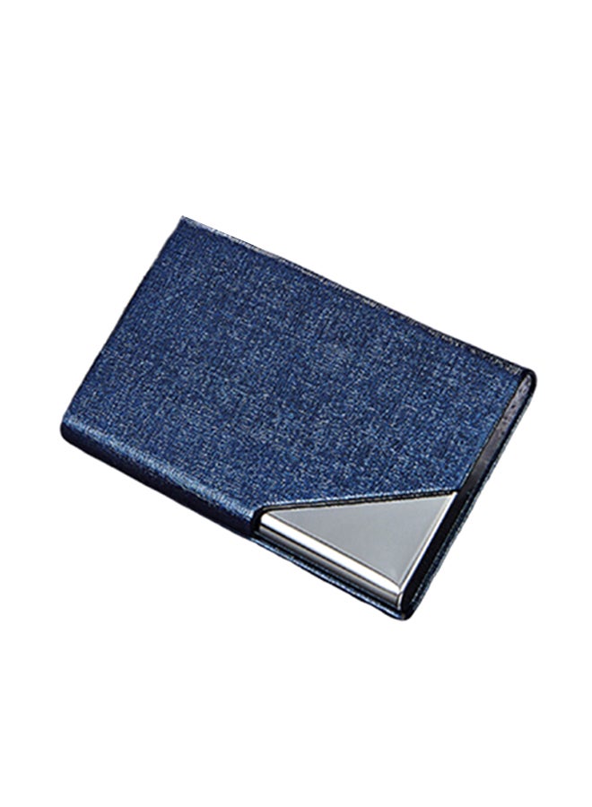 Generic 2-Piece Oracle Bone Business Card Holder Set Blue 