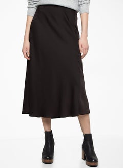 NEW LOOK Flared Midi Skirt Black  - Image 1