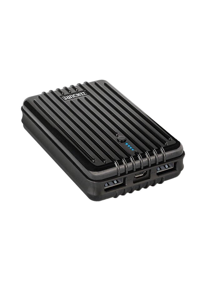 10000.0 mAh USB Power Bank Black