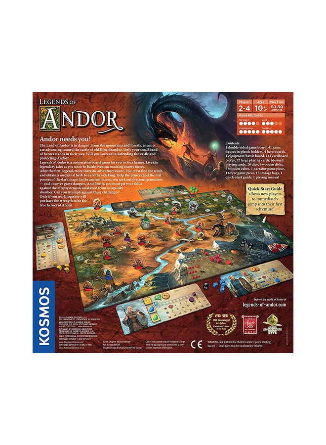Kosmos - Legends Of Andor (Base Game) 11.6 x 2.8 x 11.6inch - Image 1