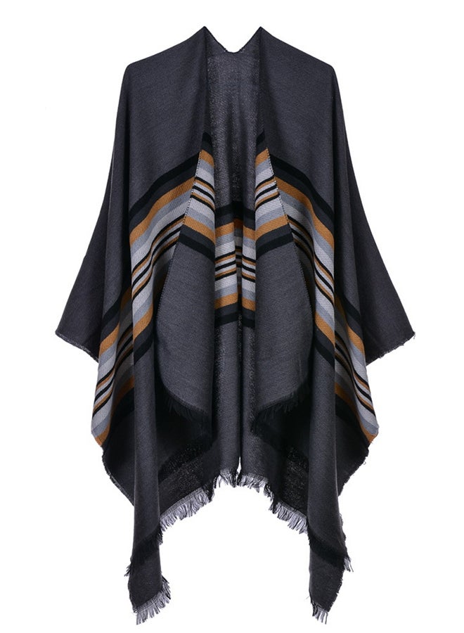 Vintage Blanket Cape Multicolour - Image 1