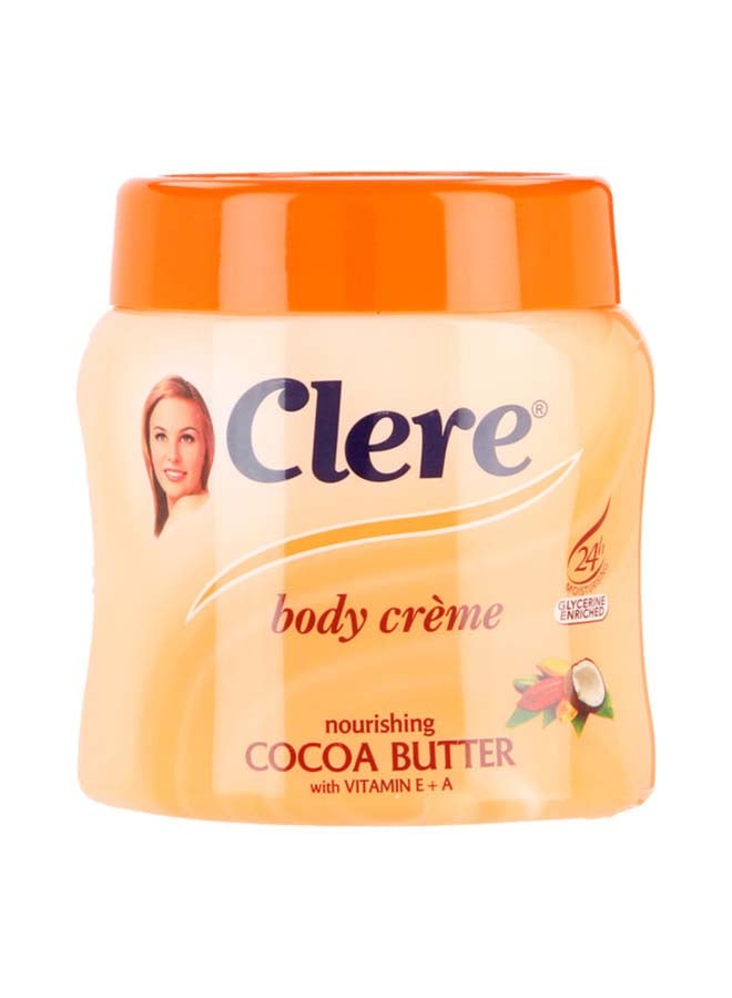 CLERE - Clere Nourishing Body Crème Cocoa Butter 500ml - Image 1