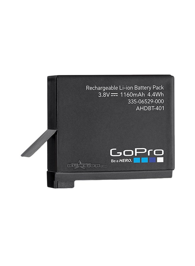 GoPro - 1160.0 mAh Rechargeable Camera Battery For Gopro Hero 4 Black - Image 1