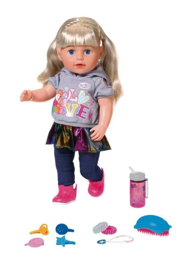 زابف كريشن دمية الأخت الشقراء بملمس ناعم 43سم - Image 1