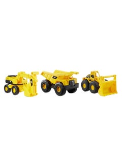 CATERPILLAR 3-Piece Wheel Loader Dump Truck Excavator Set  - Image 1