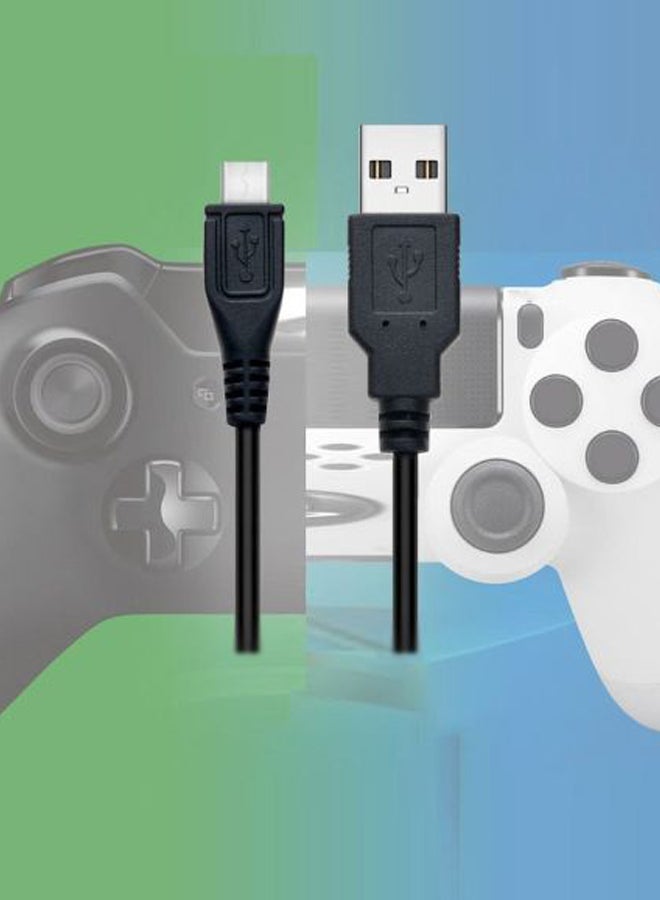 كابل شحن Micro USB لأجهزة الألعاب بلايستيشن 4/إكس بوكس ون - Image 3