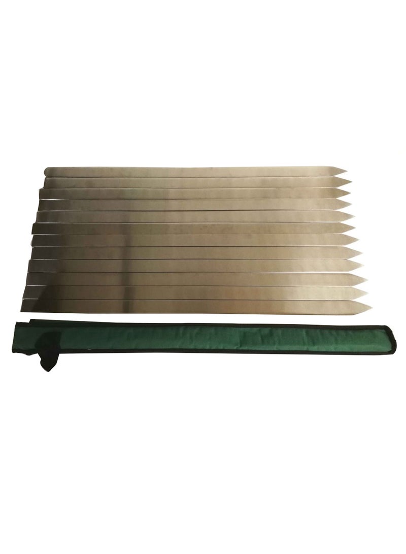 BITA 12-Piece BBQ Skewer Set Multicolour 63 x 2.5centimeter - Image 3