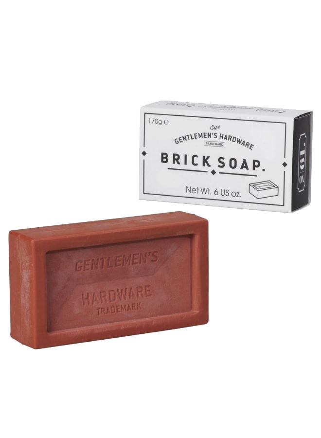 GENTLEMEN'S HARDWARE Brick Soap Red 170grams  - Image 2