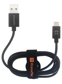 XtremeMac 2-In-1 Travel Lightning Charging Adapter With Cable Black  - Image 2