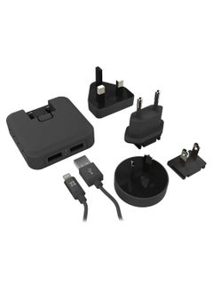 XtremeMac 2-In-1 Travel Lightning Charging Adapter With Cable Black  - Image 3