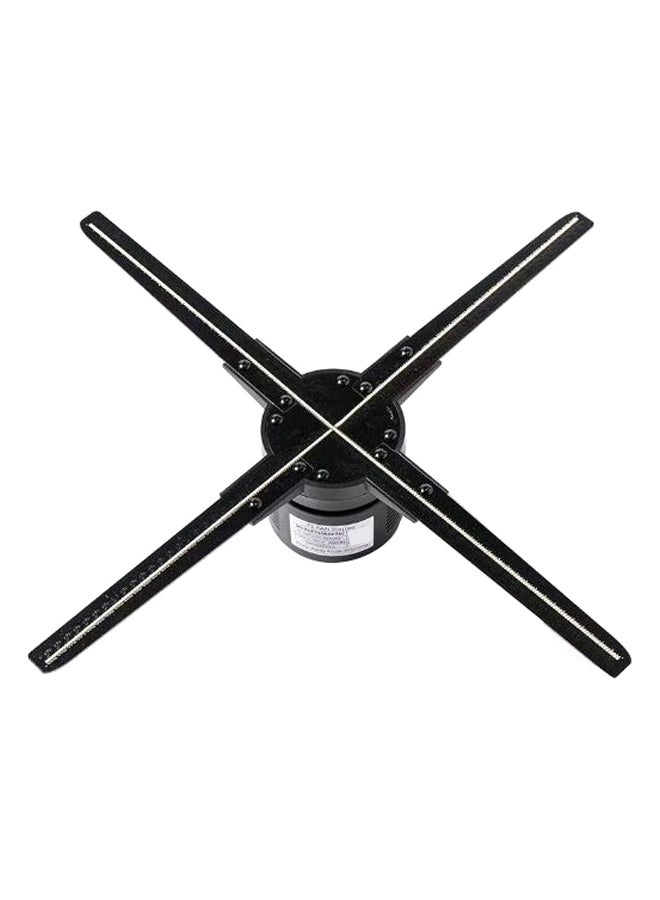 Crony - 3D Hologram LED Fan Holographic Projector Display Black - Image 1