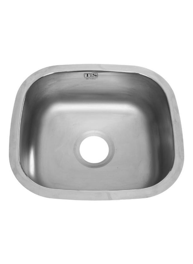 San George Design Kitchen Wash Basin Silver 48 x 38centimeter