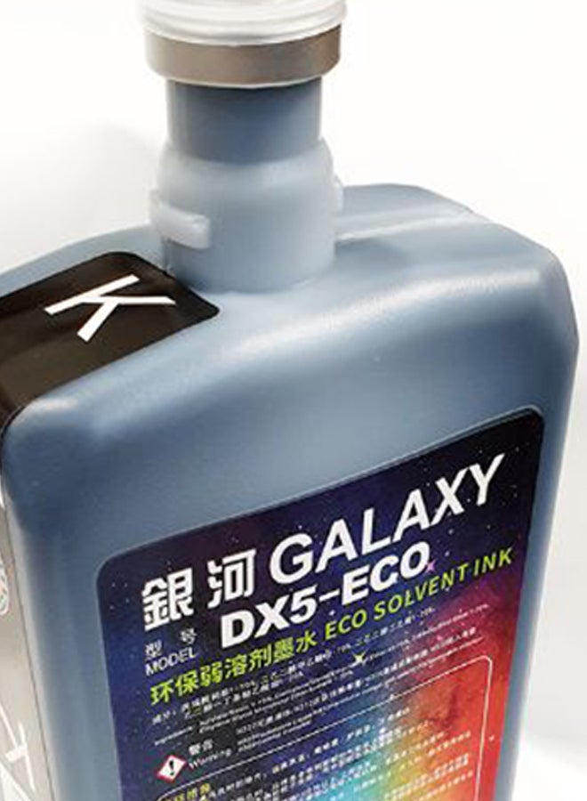 جالاكسي محلول حبر DX5-Eco للطابعة أسود - Image 2