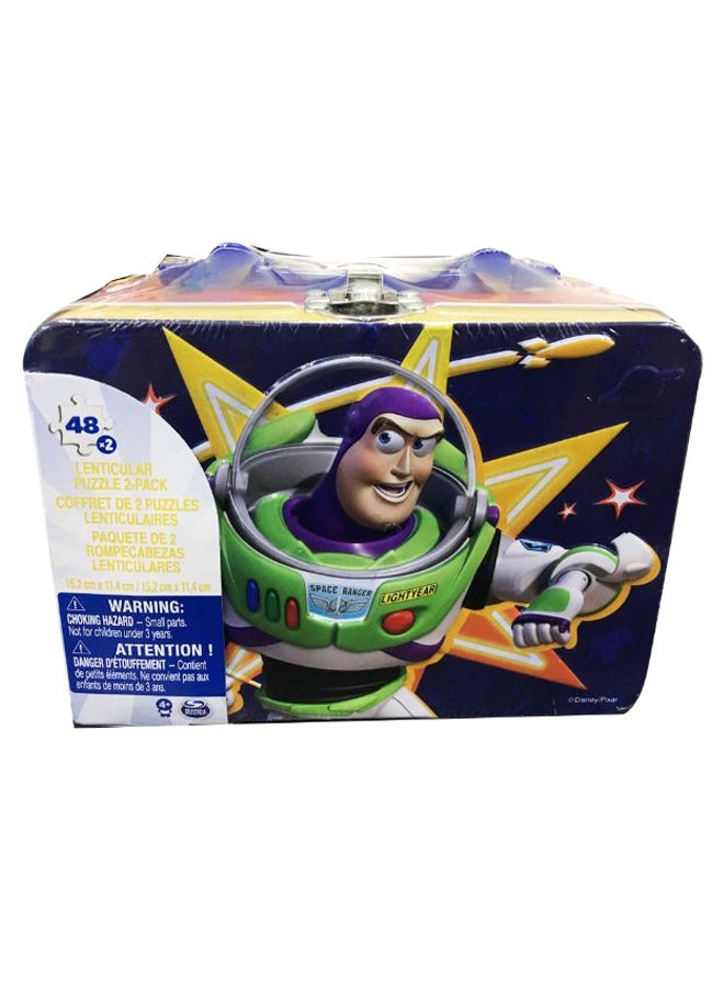 SPIN MASTER 48-Piece TS4 Lent Tin With Handle Puzzle - Image 1