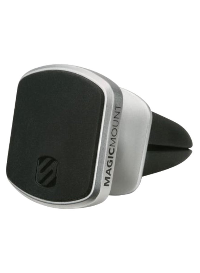 سكوش حامل سحري يثبت على فتحة التهوية يناسب جميع الأجهزة أسود/فضي - Image 2