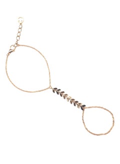 Alwan Gold Plated Finger Bracelet  - Image 1