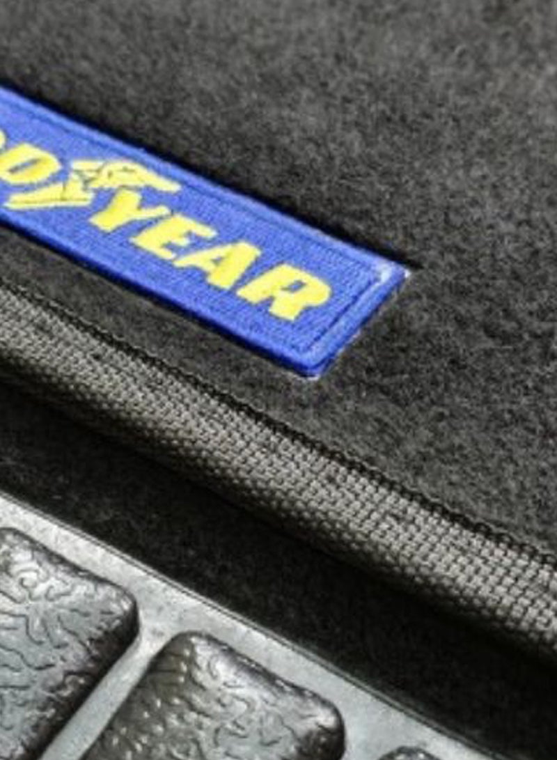 GOODYEAR - 4-Piece Car And Truck Carpet Mat Set - Image 1
