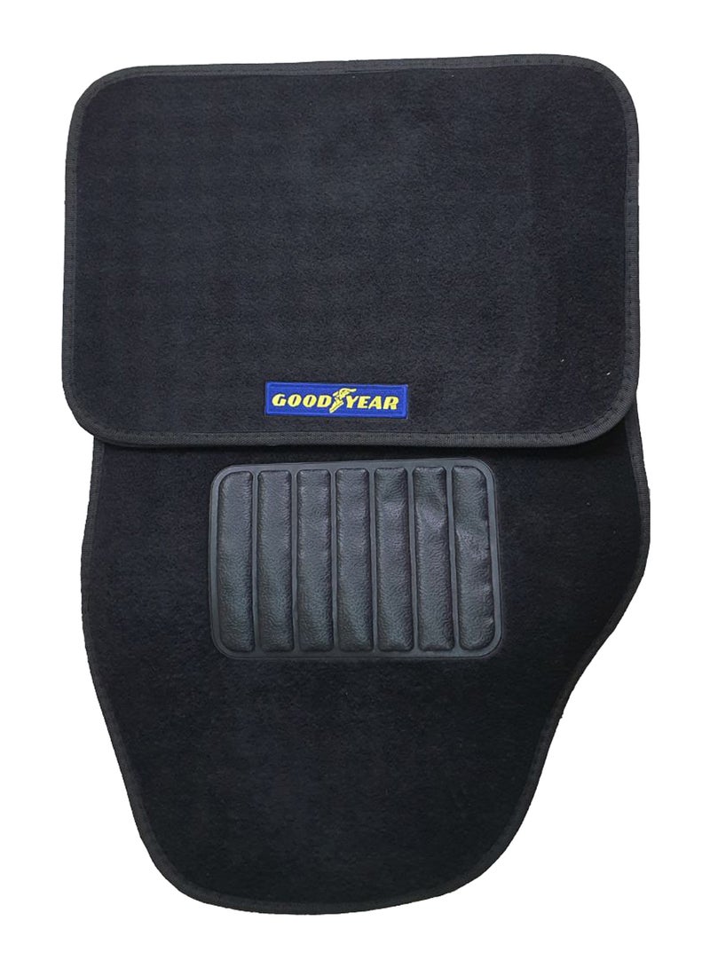 GOODYEAR - 4-Piece Car And Truck Carpet Mat Set - Image 1