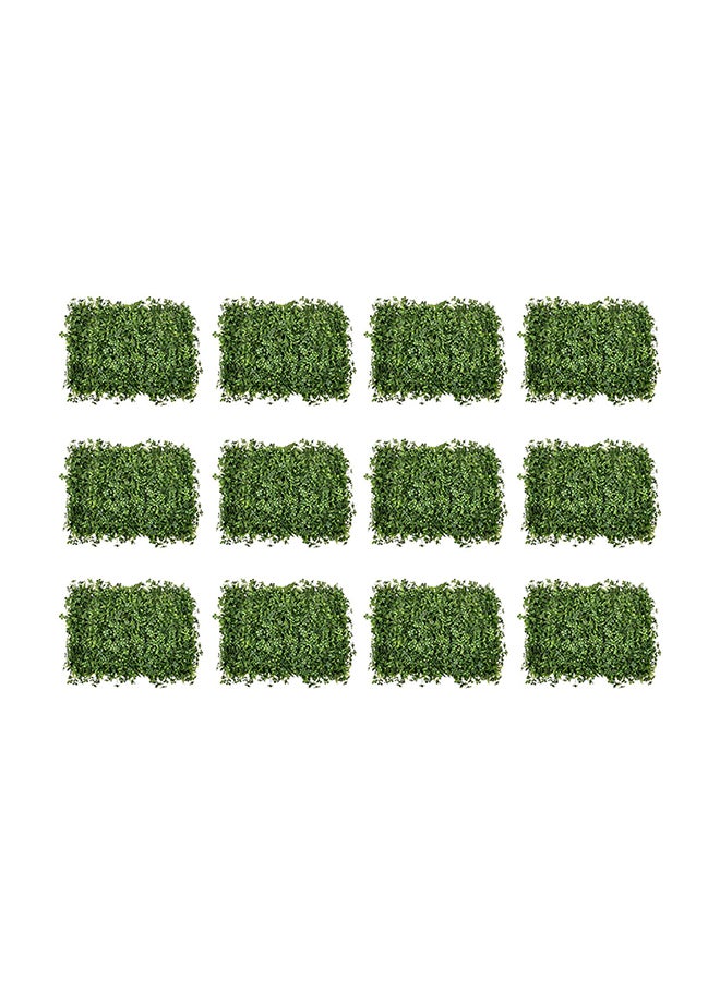 Yatai 12-Piece Artificial Wall Grass Plants Green 40x60centimeter  - Image 1