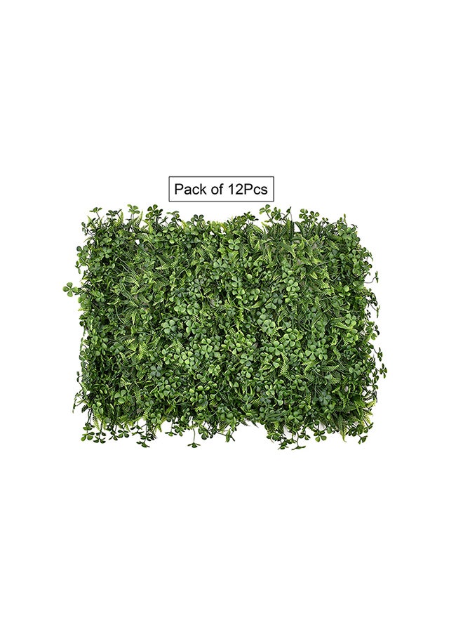 Yatai 12-Piece Artificial Wall Grass Plants Green 40x60centimeter  - Image 2