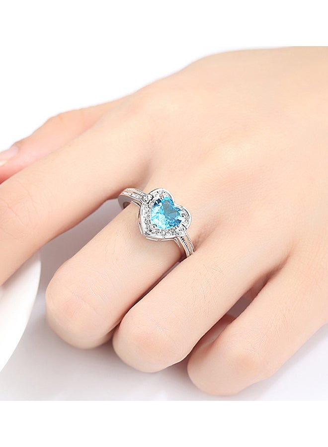 خاتم زفاف مرصع بحجر الزركون المكعب - Image 2