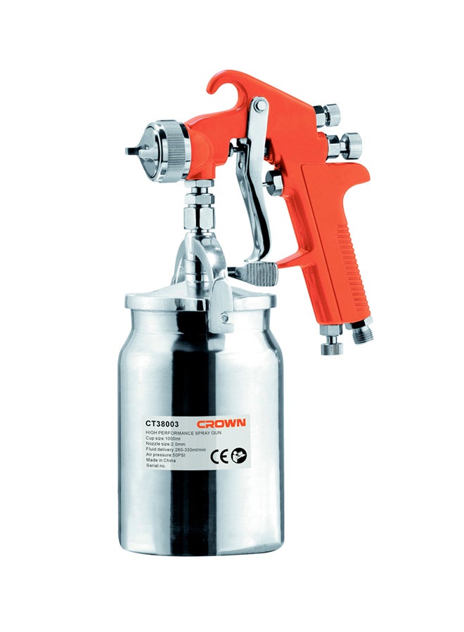 Crown CT38003 Air Spray Gun Multicolor 22.5x15x13centimeter Multicolor 22.5x15x13cm 