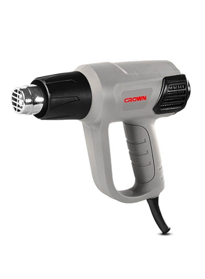 Crown CT19007 Corded Electric Heat Guns Grey/Black/Silver Grey/Black/Silver 