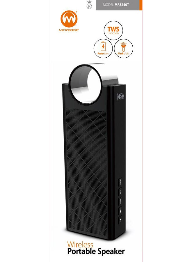 Microdigit Portable Speaker Black - Image 2