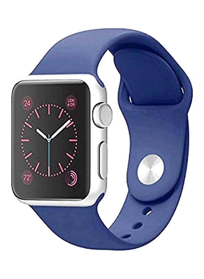 Eworld - Replacement Band For Apple Watch Series 5/4/3 42/44mm Blue - Image 1