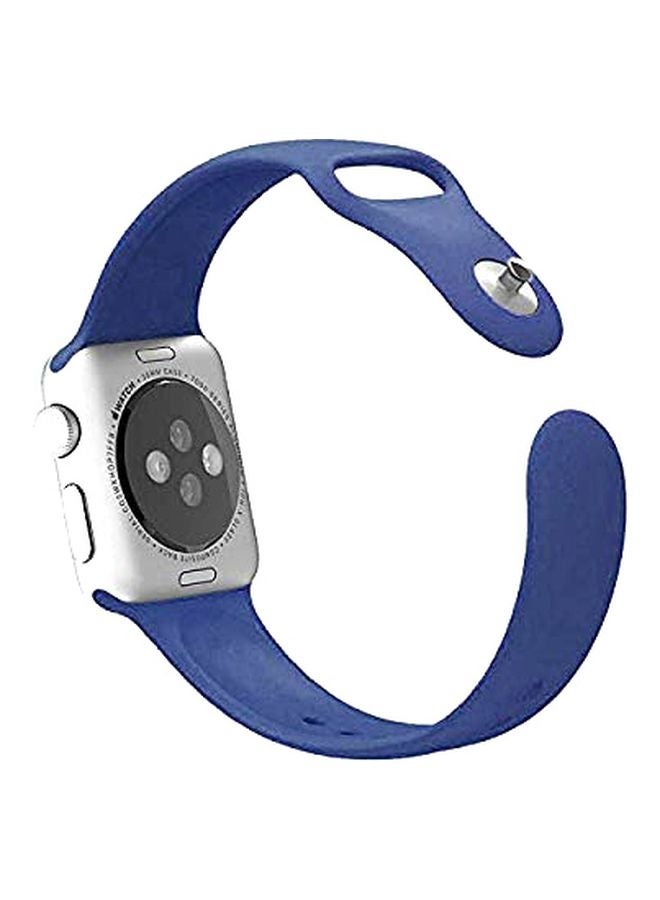 Eworld - Replacement Band For Apple Watch Series 5/4/3 42/44mm Blue - Image 1