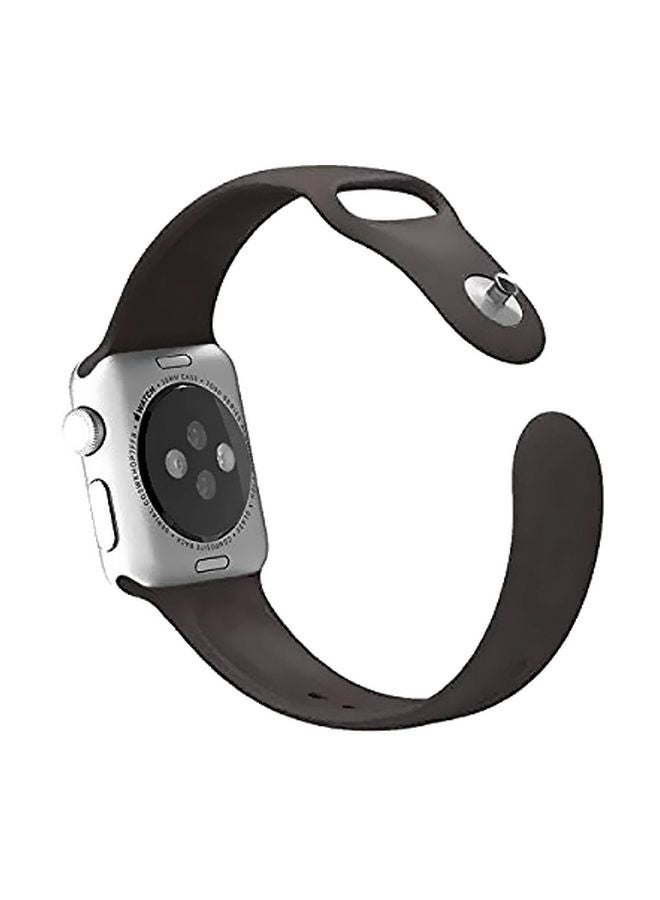 Eworld - Replacement Band For Apple Watch Series 5/4/3-38mm, 40mm Cocoa - Image 1
