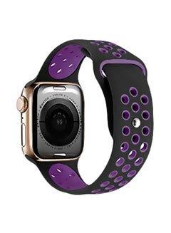Replacement Band For Apple Watch Series 5/4/3/, Nike+, Sport, Edition-42mm, 44mm Black/Purple