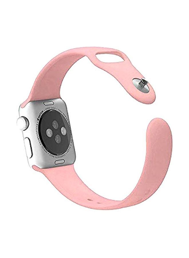 Eworld Replacement Band For Apple Watch Series 5/4/3-42mm, 44mm Pink - Image 2