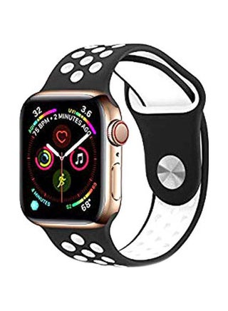 Replacement Band For Apple Watch Series 5/4/3, Nike+ 44mm Black/White - v1573822246/N32046842A_1