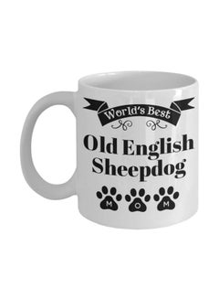 World's Best Old English Sheepdog Mom Printed Coffee Mug White/Black