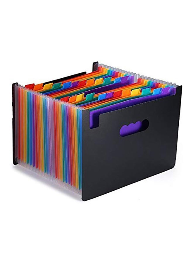 Foldermate - 10-Piece File Expander Folder Black - Image 1