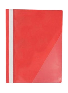 ATLAS Flat Thick A4 File PP Folder With Pocket Red 