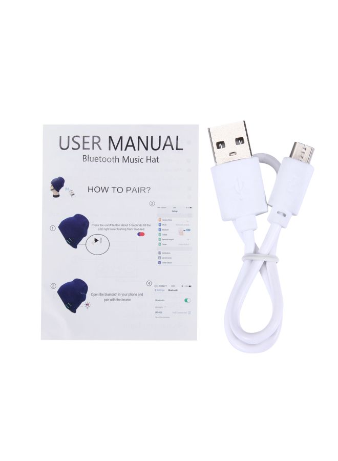 Bluetooth Headband Headset Black/Blue - Image 5