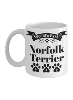 World's Best Norfolk Terrier Printed Mug White/Black