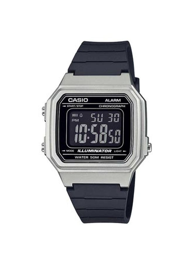 CASIO - Water Resistant Digital Watch W-217HM-7BVDF - 41 mm - Black - Image 1