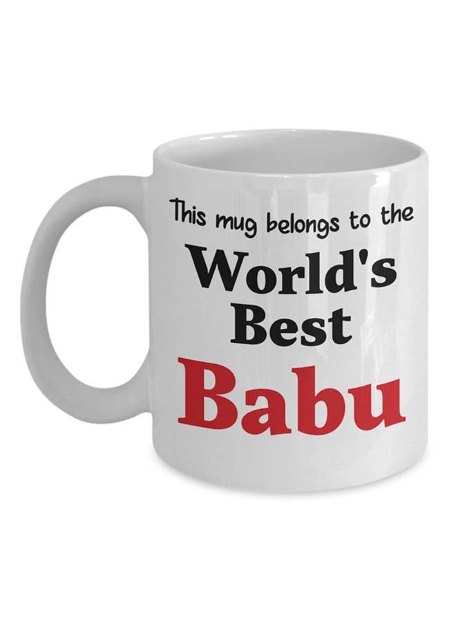 Italco_CP World'S Best Babu Mug White